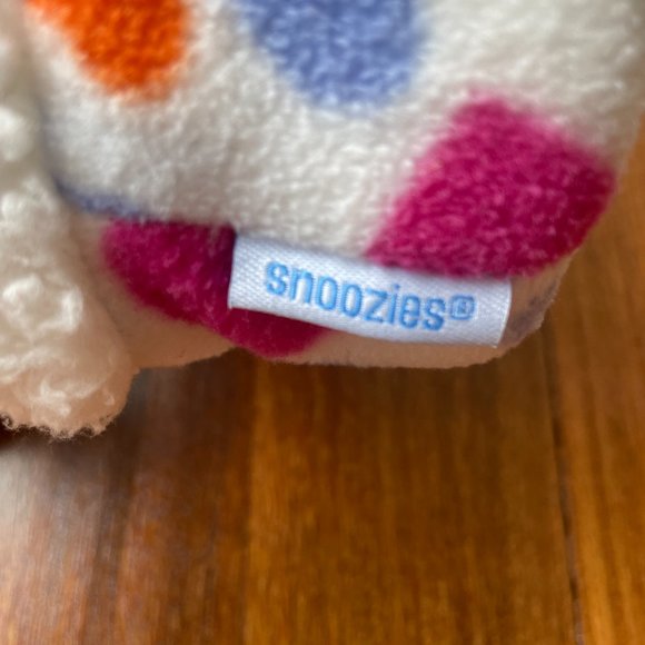 Snoozies Sz S (5-6) Non Slip Soft Fleece Slippers - Picture 6 of 8